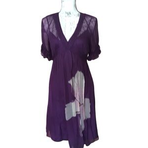 Max Studio silk size small purple dress